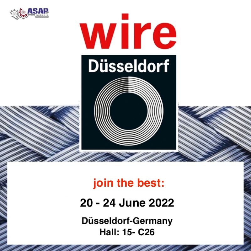 Düsseldorf Wire Fair Fuarındayız